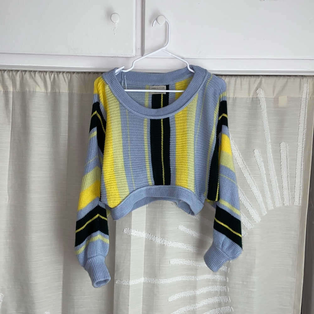 Urban Outfitters Colorful Cropped Sweater